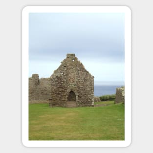 Dunnottar Castle Grounds - Chapel Sticker